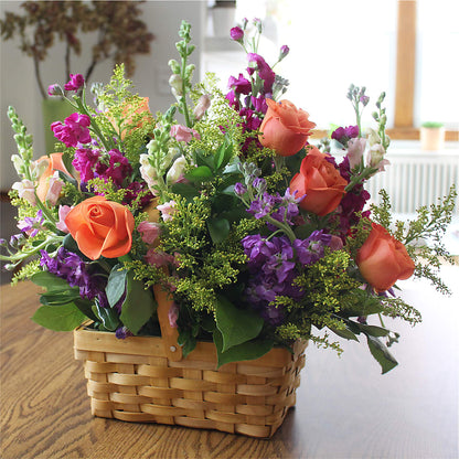 Garden of Life Basket – HOMETOWN TREASURES FLORAL & GIFTS, Morris OK
