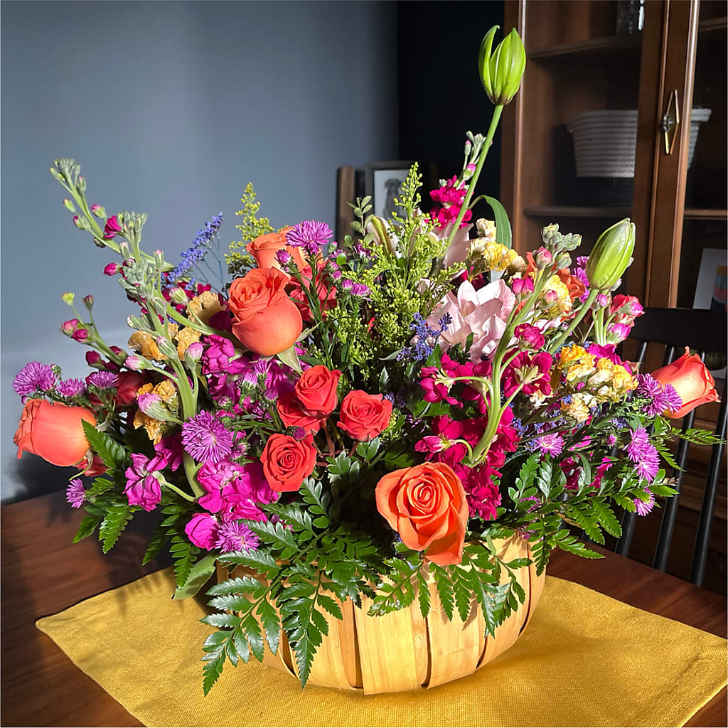 Garden of Life Basket – HOMETOWN TREASURES FLORAL & GIFTS, Morris OK
