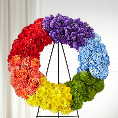 Circle of Love Wreath – HOMETOWN TREASURES FLORAL & GIFTS, Morris OK