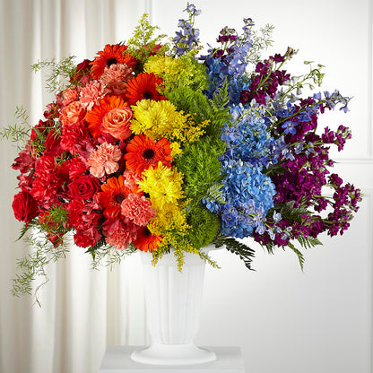 Pride & Unity Arrangement – HOMETOWN TREASURES FLORAL & GIFTS, Morris OK