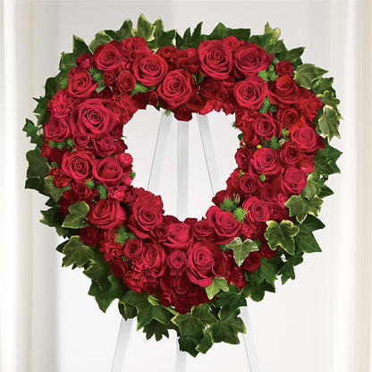 Wholehearted Standing Spray – HOMETOWN TREASURES FLORAL & GIFTS, Morris OK