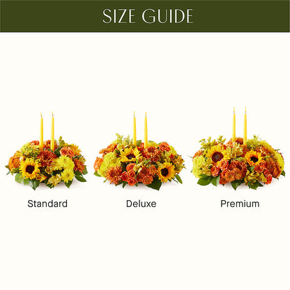 Autumn Harmony Centerpiece – HOMETOWN TREASURES FLORAL & GIFTS, Morris OK