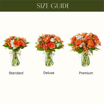 Apricot Glow Bouquet – HOMETOWN TREASURES FLORAL & GIFTS, Morris OK