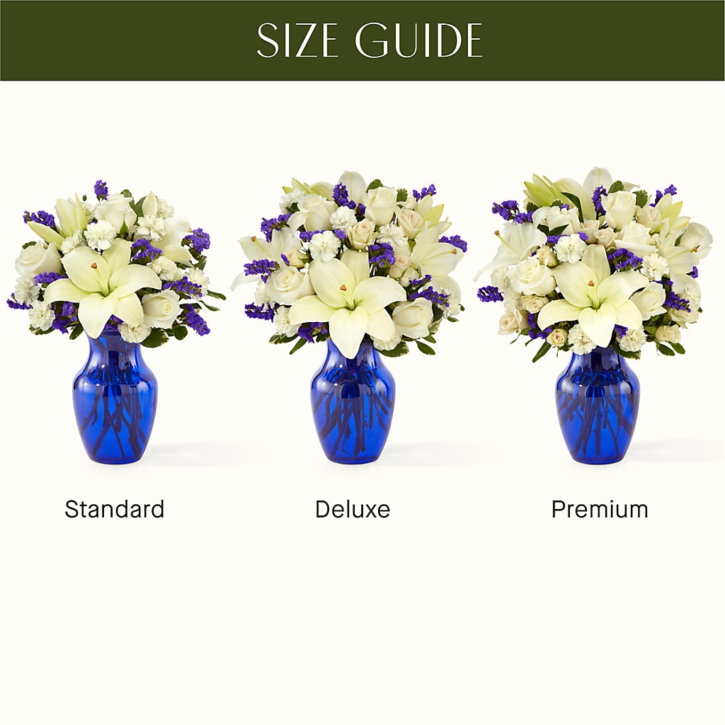 Sapphire Rush Bouquet – HOMETOWN TREASURES FLORAL & GIFTS, Morris OK