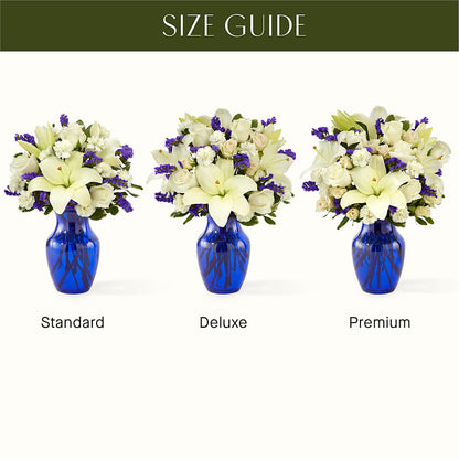 Sapphire Rush Bouquet – HOMETOWN TREASURES FLORAL & GIFTS, Morris OK