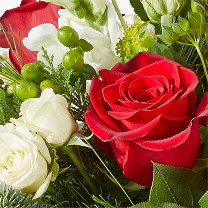 Deck the Halls Bouquet – HOMETOWN TREASURES FLORAL & GIFTS, Morris OK