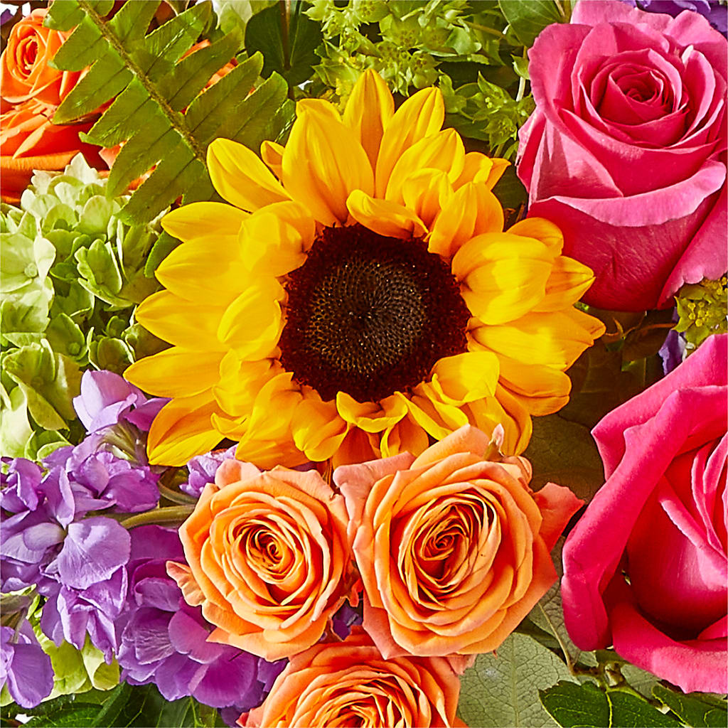 Vibrant Greetings Bouquet – HOMETOWN TREASURES FLORAL & GIFTS, Morris OK