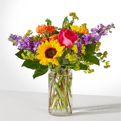 Vibrant Greetings Bouquet – HOMETOWN TREASURES FLORAL & GIFTS, Morris OK