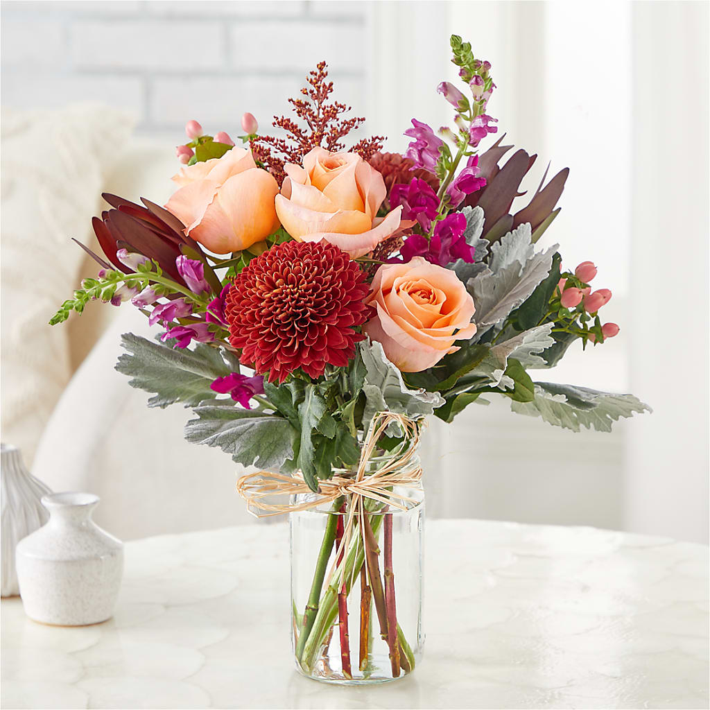 Moody Hues Bouquet – HOMETOWN TREASURES FLORAL & GIFTS, Morris OK