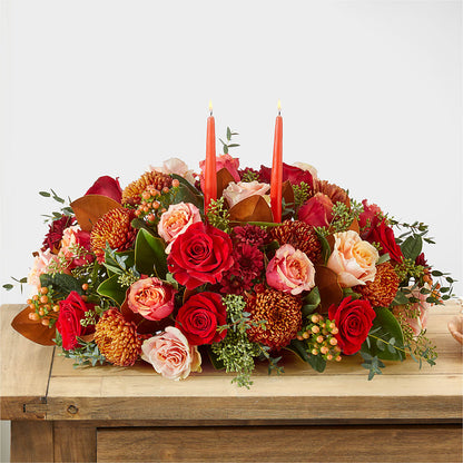 Gather Near Centerpiece – HOMETOWN TREASURES FLORAL & GIFTS, Morris OK