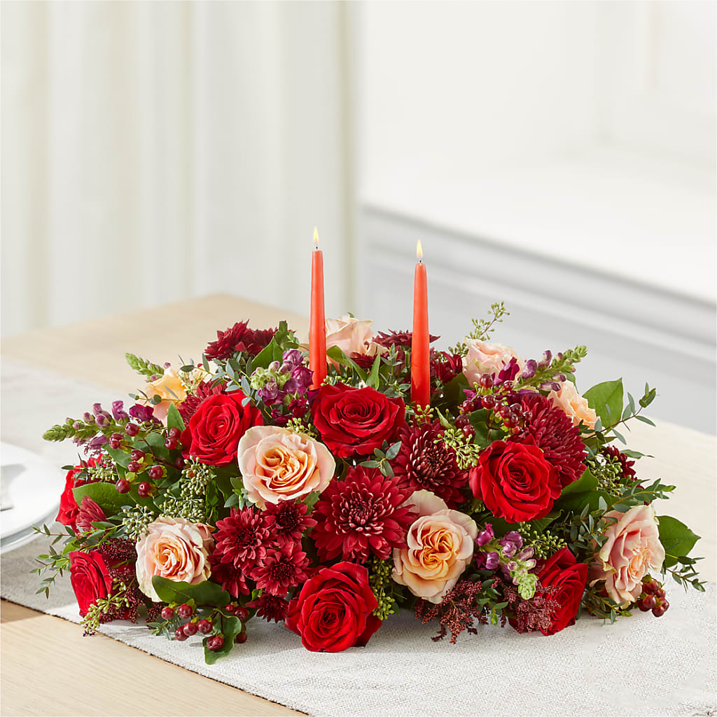Most Thankful Centerpiece – HOMETOWN TREASURES FLORAL & GIFTS, Morris OK