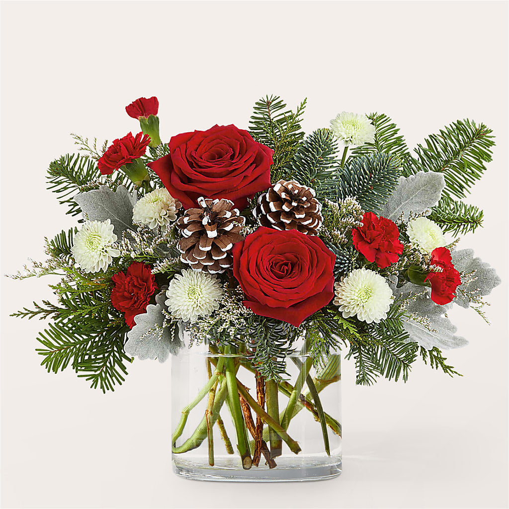 Yule Cheer Bouquet – HOMETOWN TREASURES FLORAL & GIFTS, Morris OK