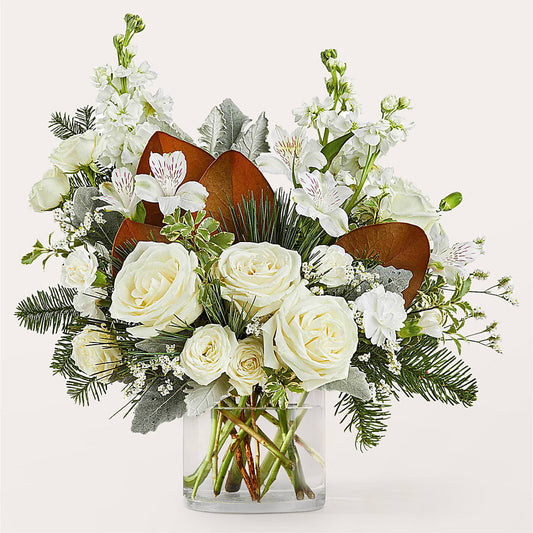 Fresh Snowfall Bouquet – HOMETOWN TREASURES FLORAL & GIFTS, Morris OK