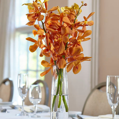 Orange Mokara Bud Vase – HOMETOWN TREASURES FLORAL & GIFTS, Morris OK