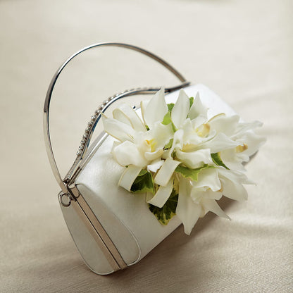 White Purse Decor – HOMETOWN TREASURES FLORAL & GIFTS, Morris OK