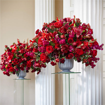 Love & Honor Arrangement – HOMETOWN TREASURES FLORAL & GIFTS, Morris OK