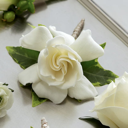 Gardenia Boutonniere – HOMETOWN TREASURES FLORAL & GIFTS, Morris OK