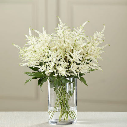 White Astilbe Bouquet – HOMETOWN TREASURES FLORAL & GIFTS, Morris OK