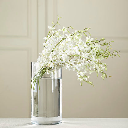 White Dendrobium Bouquet – HOMETOWN TREASURES FLORAL & GIFTS, Morris OK